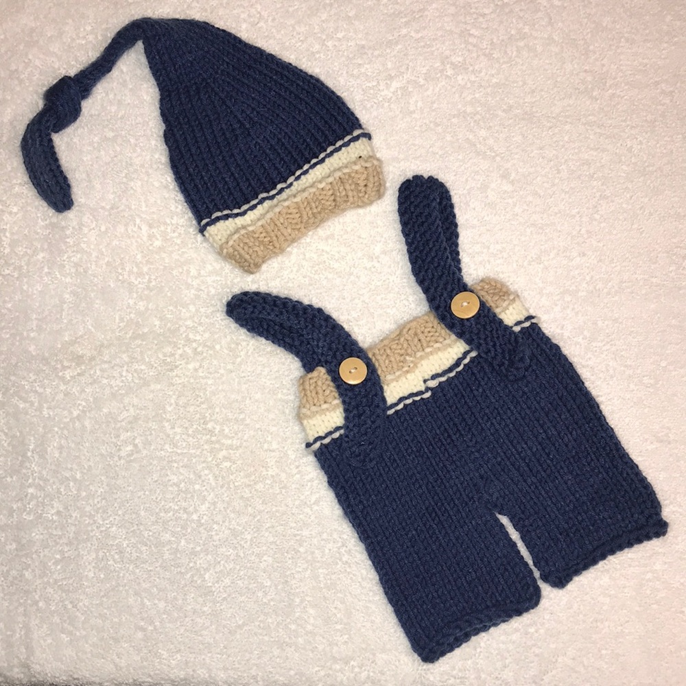 Handmade Infant Crochet Outfit : NWOT